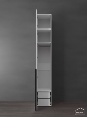 Шкаф с антресолью Linnea MHR-1A-3 2450х400х510 (Белый-М 11.1.2) в Заречном - zarechnyy.mebel24.online | фото 5