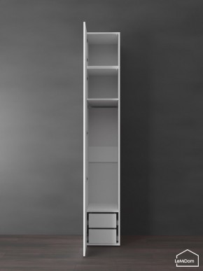 Шкаф с антресолью Linnea MHR-1POA-3 2450х400х510 (Белый-М 11.1.1) в Заречном - zarechnyy.mebel24.online | фото 5