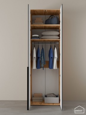 Шкаф с антресолью Linnea MHR-2A-1 2450х800х510 (ДВ-М 11.1.25) в Заречном - zarechnyy.mebel24.online | фото 4