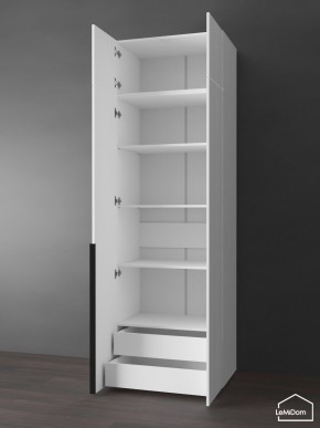Шкаф с антресолью Linnea MHR-2A-4 2450х800х510 (Белый-М 11.1.1) в Заречном - zarechnyy.mebel24.online | фото 5
