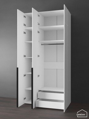 Шкаф с антресолью Linnea MHR-3A-2 2450х1200х510 (Белый-М 11.1.1) в Заречном - zarechnyy.mebel24.online | фото 5