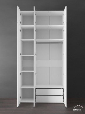 Шкаф с антресолью Linnea MHR-3POA-2 2450х1200х510 (Белый-М 11.1.1) в Заречном - zarechnyy.mebel24.online | фото 6