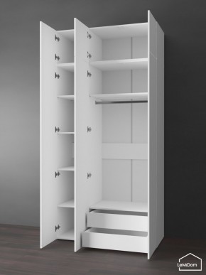 Шкаф с антресолью Linnea MHR-3POA-2 2450х1200х510 (Белый-М 11.1.2) в Заречном - zarechnyy.mebel24.online | фото 5
