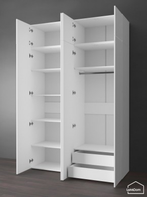 Шкаф с антресолью Linnea MHR-4POA-2 2450х1600х510 (Белый-М 11.1.2) в Заречном - zarechnyy.mebel24.online | фото 6