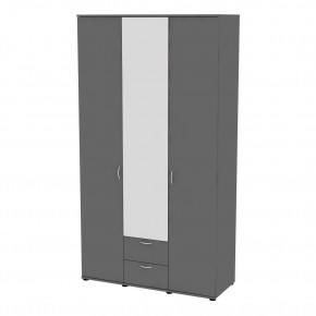 Шкаф с зеркалом Ольга H54_M (Графит) в Заречном - zarechnyy.mebel24.online | фото