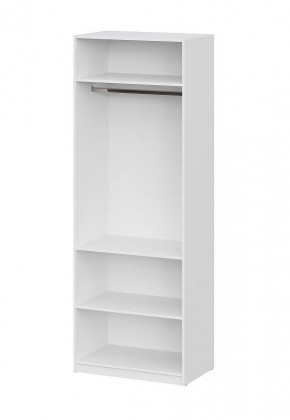 Шкаф ШК-5 + 2 полки (800) Белый текстурный в Заречном - zarechnyy.mebel24.online | фото 3