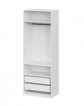 Шкаф ШК-5 + 2 полки + ящики (800) Белый текстурный в Заречном - zarechnyy.mebel24.online | фото 3