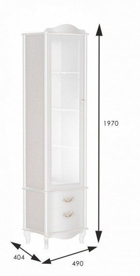 Шкаф-витрина Джульетта в Заречном - zarechnyy.mebel24.online | фото 3