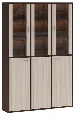 Шкаф-витрина Домино СУ(ш3в2)+3ФГ+3ФС в Заречном - zarechnyy.mebel24.online | фото