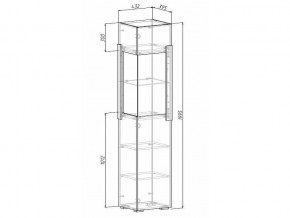 Шкаф-витрина Куба 1717 в Заречном - zarechnyy.mebel24.online | фото 3