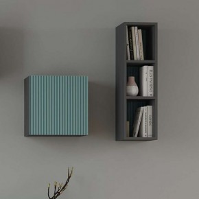 Сириния Куб 2 серый графит/МДФ бриз в Заречном - zarechnyy.mebel24.online | фото 3