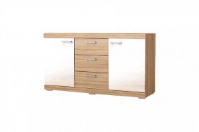 СОНАТА КС-1500 Комод (дуб сонома/белый глянец) в Заречном - zarechnyy.mebel24.online | фото