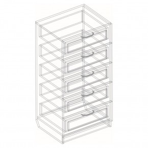 Спальный гарнитур Александрия (модульный) в Заречном - zarechnyy.mebel24.online | фото 23