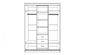 Спальный гарнитур Юнона (модульный) в Заречном - zarechnyy.mebel24.online | фото 9