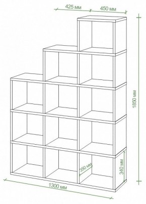 Стеллаж Бартоло СЛД 5 в Заречном - zarechnyy.mebel24.online | фото 3