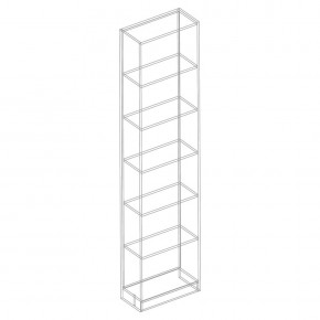 Стеллаж боковой "Сандра" в Заречном - zarechnyy.mebel24.online | фото 3