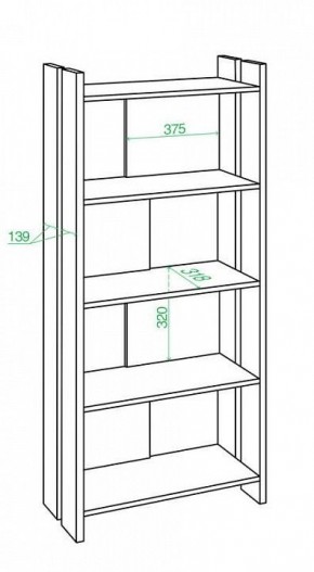 Стеллаж Домино Лайт СТЛ-ОВ в Заречном - zarechnyy.mebel24.online | фото 2