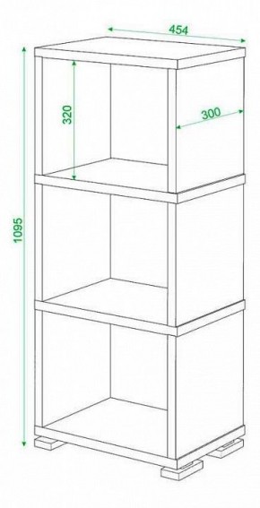 Стеллаж Домино СБ-15/3 в Заречном - zarechnyy.mebel24.online | фото 2