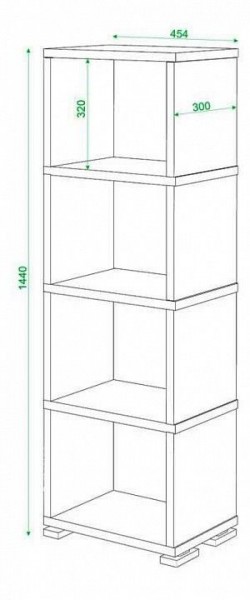 Стеллаж Домино СБ-15/4 в Заречном - zarechnyy.mebel24.online | фото 3