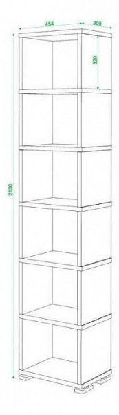 Стеллаж Домино СБ-15/6 в Заречном - zarechnyy.mebel24.online | фото 2