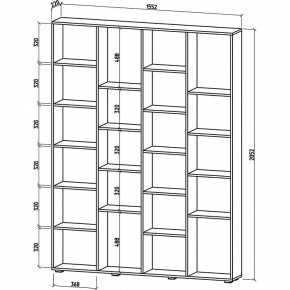 Стеллаж Эльбрус-4 в Заречном - zarechnyy.mebel24.online | фото 2