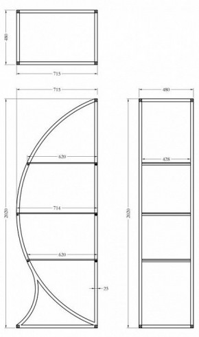 Стеллаж KFG087 в Заречном - zarechnyy.mebel24.online | фото 6