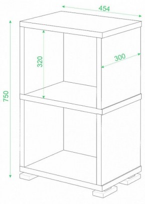 Стеллаж-колонка Домино СБ-15/2 в Заречном - zarechnyy.mebel24.online | фото 2