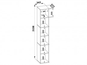 Стеллаж-колонка ШУ-20 в Заречном - zarechnyy.mebel24.online | фото 2
