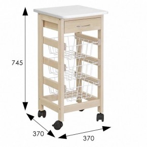 Стеллаж С ящиком и корзинами в Заречном - zarechnyy.mebel24.online | фото 7