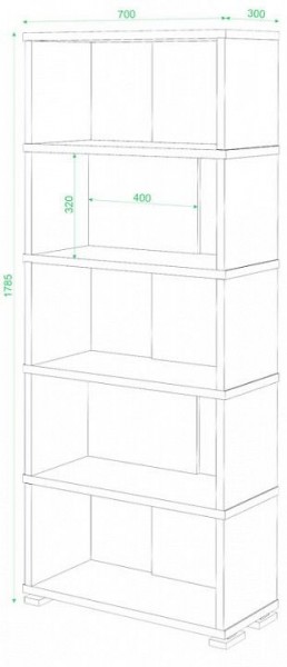 Стеллаж СБ-10/5 в Заречном - zarechnyy.mebel24.online | фото 2