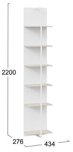 Стеллаж Сканди в Заречном - zarechnyy.mebel24.online | фото 2