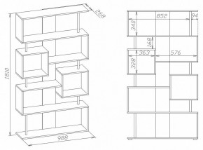 Стеллаж СТ-2 в Заречном - zarechnyy.mebel24.online | фото 2