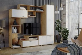 Стенка Диско (СТЛ.150.01) Дуб дикий/Белый в Заречном - zarechnyy.mebel24.online | фото 3