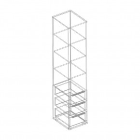 СТИЛ Пенал с 3 ящиками в Заречном - zarechnyy.mebel24.online | фото 2