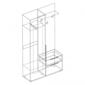 СТИЛ Прихожая (модульная) в Заречном - zarechnyy.mebel24.online | фото 3