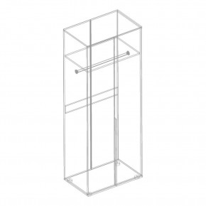 СТИЛ Шкаф 2-ств для одежды в Заречном - zarechnyy.mebel24.online | фото 2
