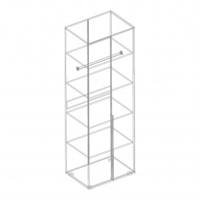 СТИЛ Шкаф 2-ств с полками в Заречном - zarechnyy.mebel24.online | фото 2