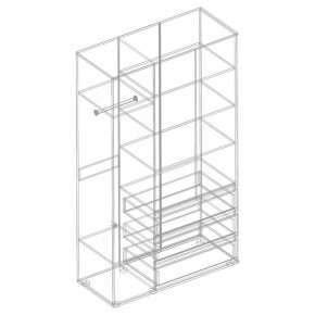 СТИЛ Шкаф 3-ств с 3 ящиками в Заречном - zarechnyy.mebel24.online | фото 2