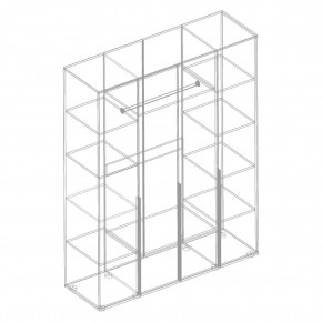 СТИЛ Шкаф 4-ств для одежды в Заречном - zarechnyy.mebel24.online | фото 2