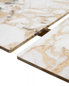 Стол ACERRA NEW 160 GLOSS GRAND JADE SOLID CERAMIC/ каркас цвета шампань, ®DISAUR в Заречном - zarechnyy.mebel24.online | фото 8