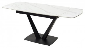 Стол ALATRI 120 MATT WHITE MARBLE SOLID CERAMIC / BLACK, ®DISAUR в Заречном - zarechnyy.mebel24.online | фото 10