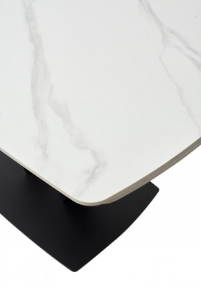 Стол ALATRI 120 MATT WHITE MARBLE SOLID CERAMIC / BLACK, ®DISAUR в Заречном - zarechnyy.mebel24.online | фото 11
