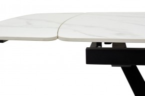 Стол ALATRI 120 MATT WHITE MARBLE SOLID CERAMIC / BLACK, ®DISAUR в Заречном - zarechnyy.mebel24.online | фото 5