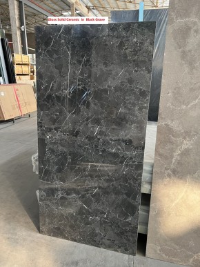 Стол ALES 180 BLACK GRAVE SOLID CERAMIC, керамика / бронзовый, ®DISAUR в Заречном - zarechnyy.mebel24.online | фото 3