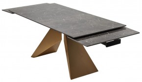 Стол ALES 180 BLACK GRAVE SOLID CERAMIC, керамика / бронзовый, ®DISAUR в Заречном - zarechnyy.mebel24.online | фото 9