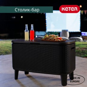 Стол Беви Бар (Bevy Bar Large Cool Bar), коричневый в Заречном - zarechnyy.mebel24.online | фото 4