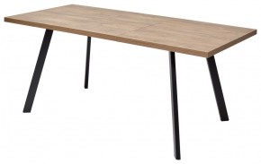 Стол BRICK M 140 Дуб Канзас/ Черный М-City в Заречном - zarechnyy.mebel24.online | фото 1