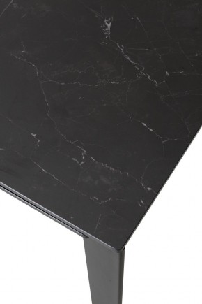 Стол CORNER 120 MATT BLACK MARBLE SOLID CERAMIC / BLACK, ®DISAUR в Заречном - zarechnyy.mebel24.online | фото 5