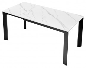 Стол CORNER 120 MATT WHITE MARBLE SOLID CERAMIC / BLACK, ®DISAUR в Заречном - zarechnyy.mebel24.online | фото 7