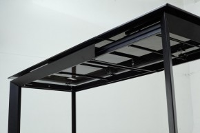 Стол CREMONA 140 KL-99 Белый мрамор матовый, итальянская керамика / черный каркас, ®DISAUR в Заречном - zarechnyy.mebel24.online | фото 13